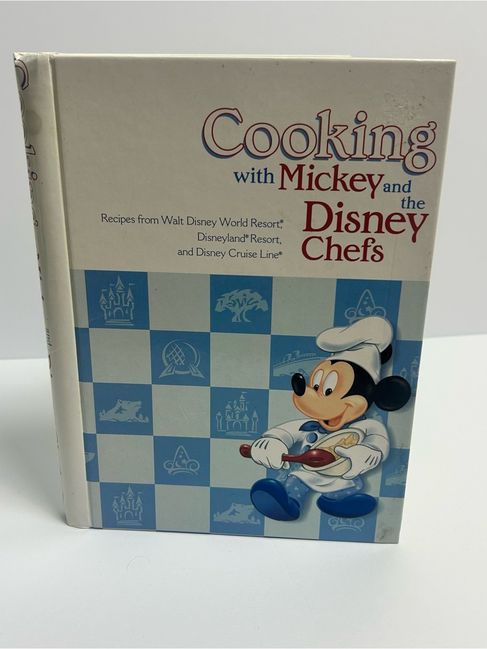 Cooking with Mickey Disney Chefs Hardcover Spiral Cookbook First Edition 2004